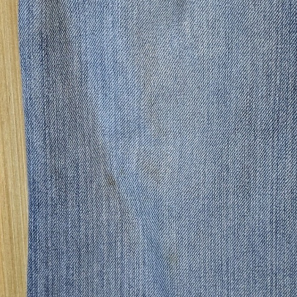 Ariat M-Series Mens Straight Leg Distressed Blue Denim Jeans 34x36 Medium Wash - Picture 7 of 11